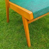 Vintage armchair in wood and skai