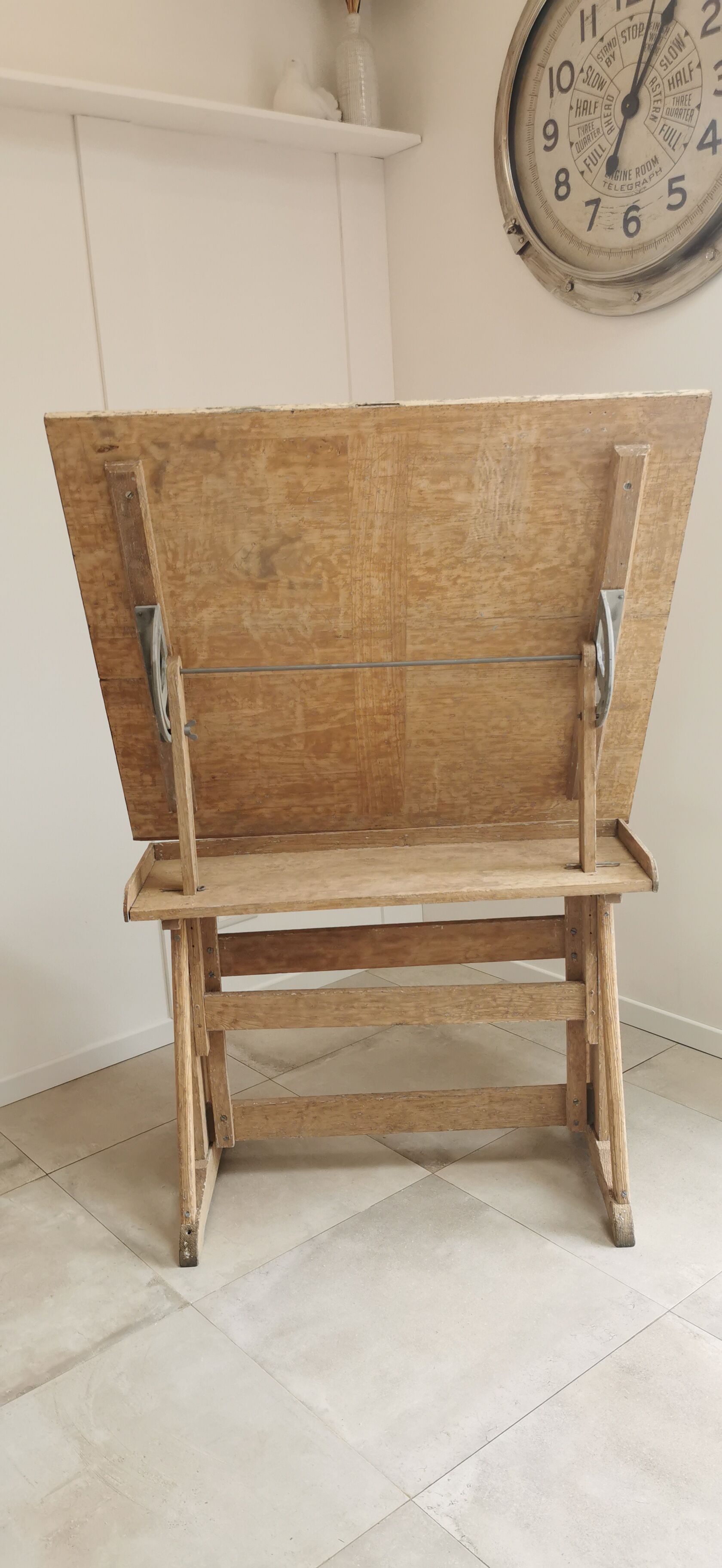 Old architect's table / drawings