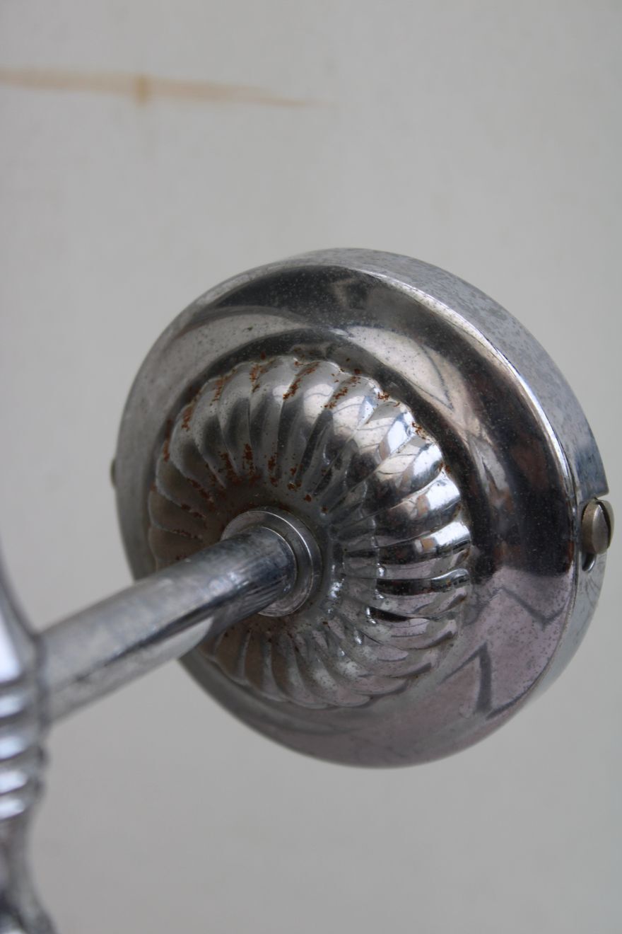 Pair of porcelain wall lamps