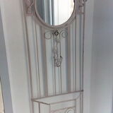 Vestiaire porte-manteaux en fer forgé des années 30