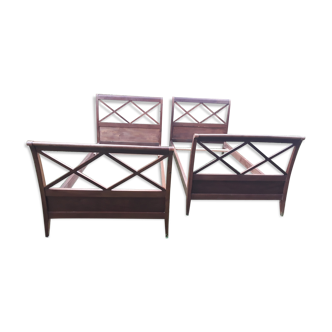 Pair of vintage beds
