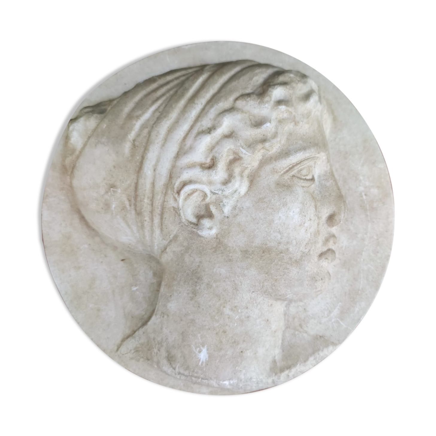 Plaster head Louvre Museum