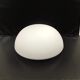 Opaline-style round glass ceiling light