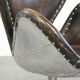 Chaise de bureau/côté Aviateur en cuir de vachette vintage Timothy Oulton Devon Spitfire