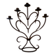 Metal heart candle holder 5 candles