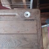 School table and inkwell