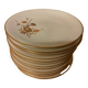 Dessert plates porcelain from Vierzon
