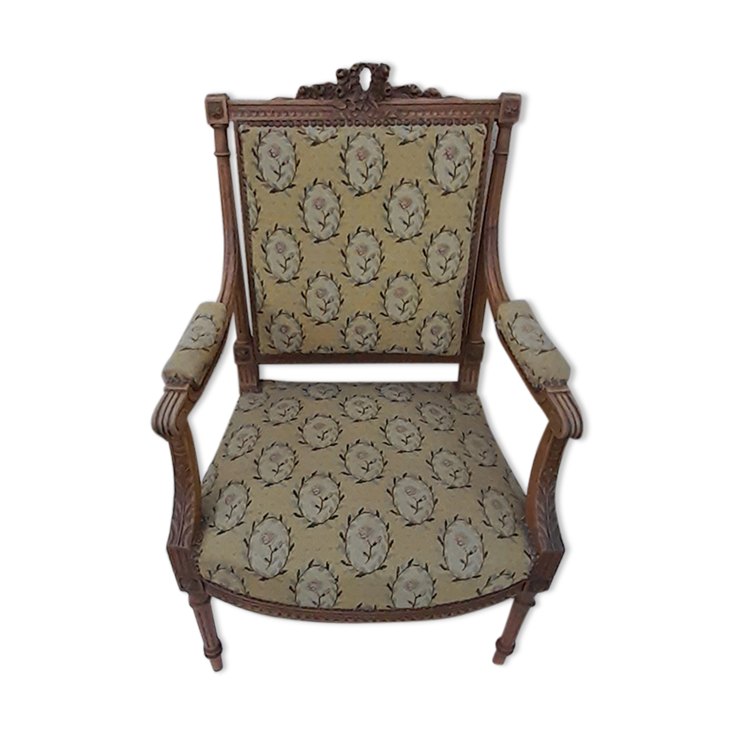 Louis XVI style armchair L 65 cm