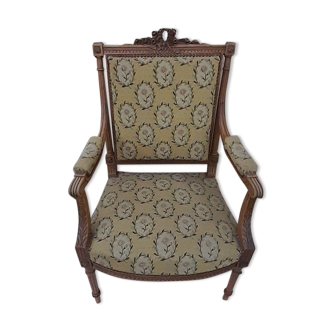 Louis XVI style armchair L 65 cm