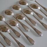 12 silver plated soup spoons Frionnet François