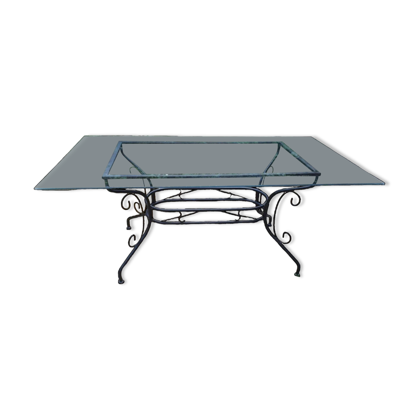 glass top dining room table