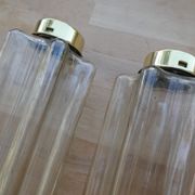 Design chandelier by Glashütte Limburg from 1960