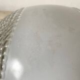 Industrial glass ceiling light, 60s-70s