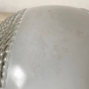 Industrial glass ceiling light, 60s-70s