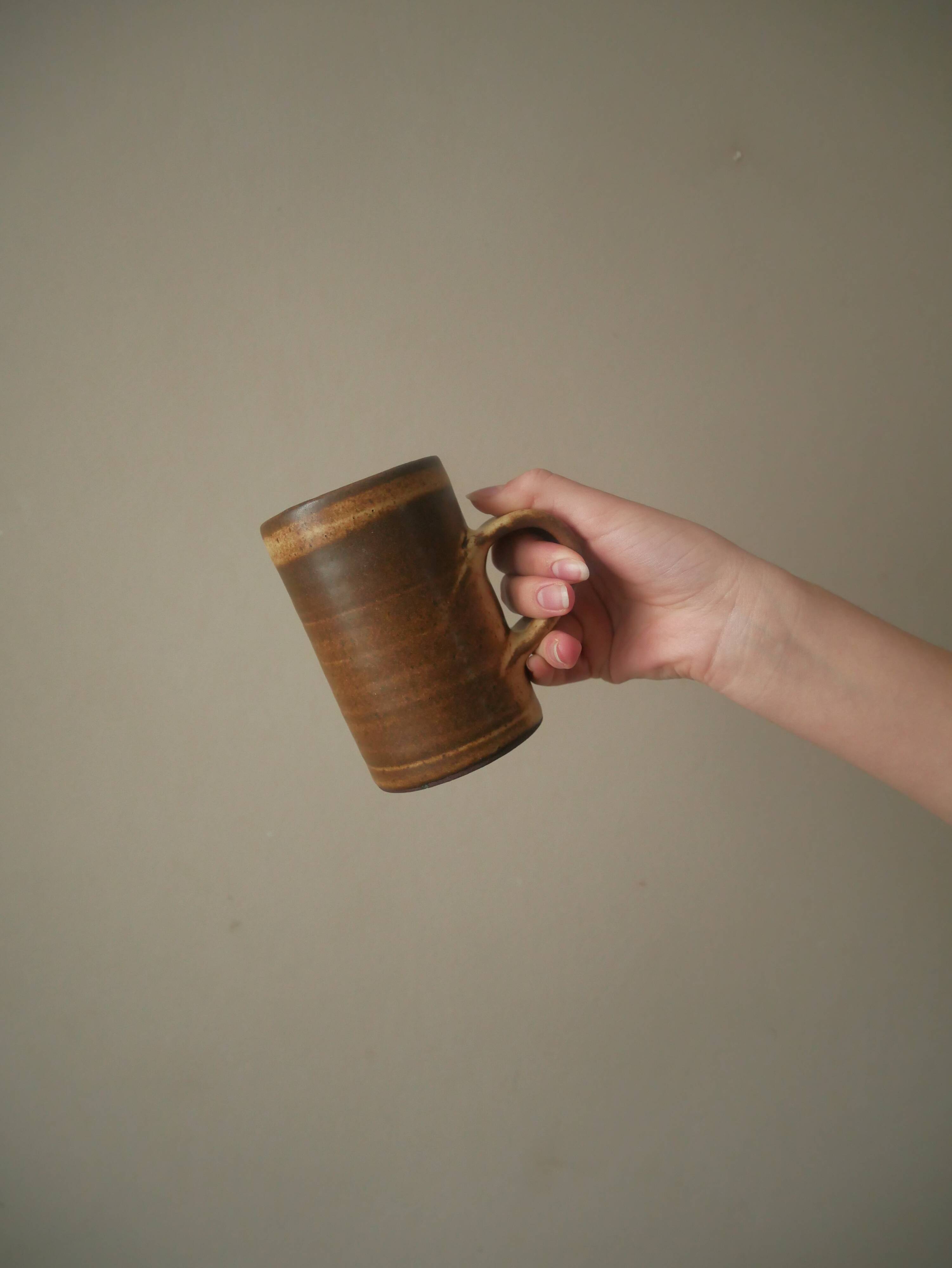 Handmade ceramic mugs handmade pottery decoration Scandinavian countryside artisanal tea