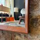 Scandinavian mirror from the 1960s by Aarhus Glasimport and Glassliberi.