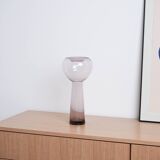 Glass vase, Italian design, 1970s, made in Italy