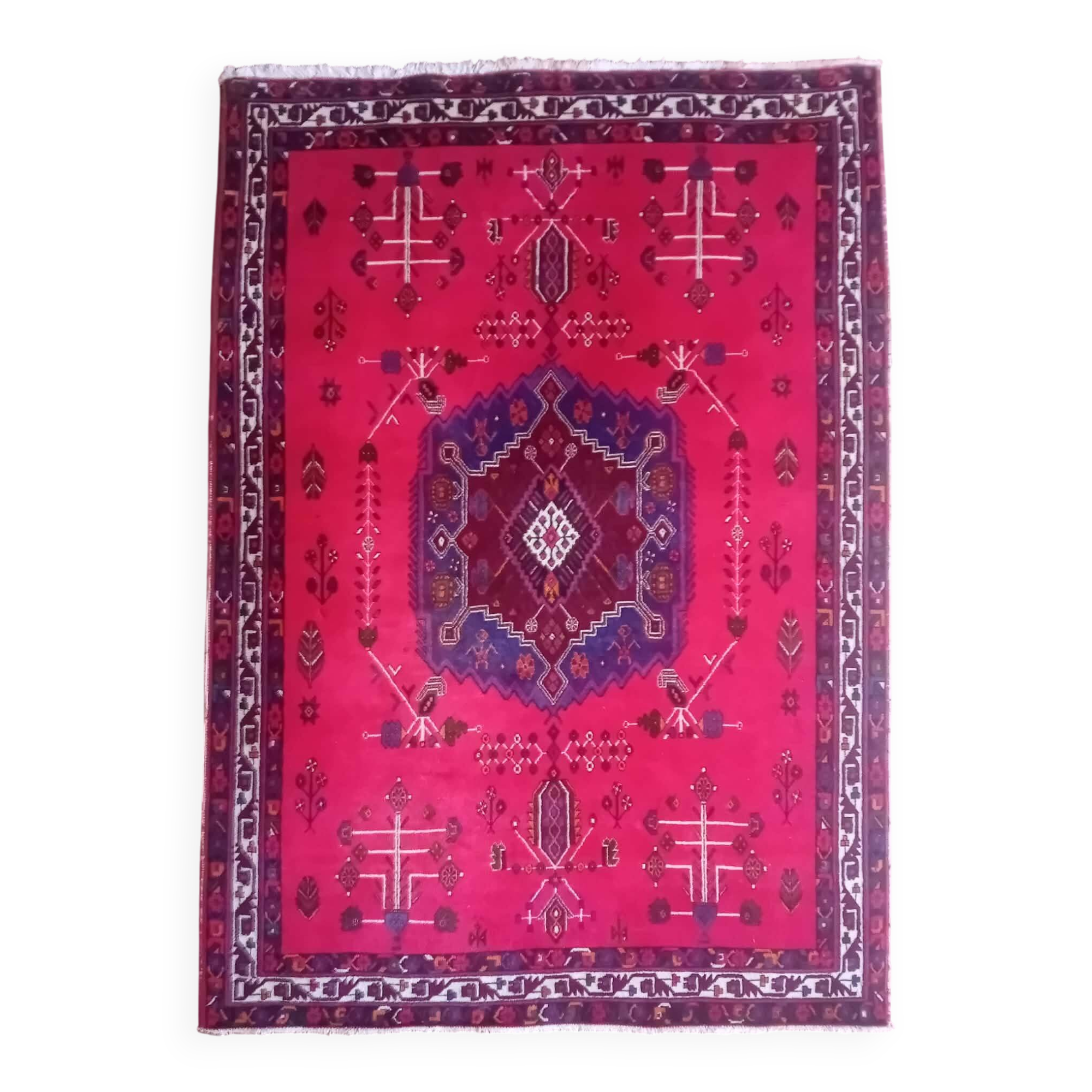 Handmade Persian Hamadan rug 237x169cm