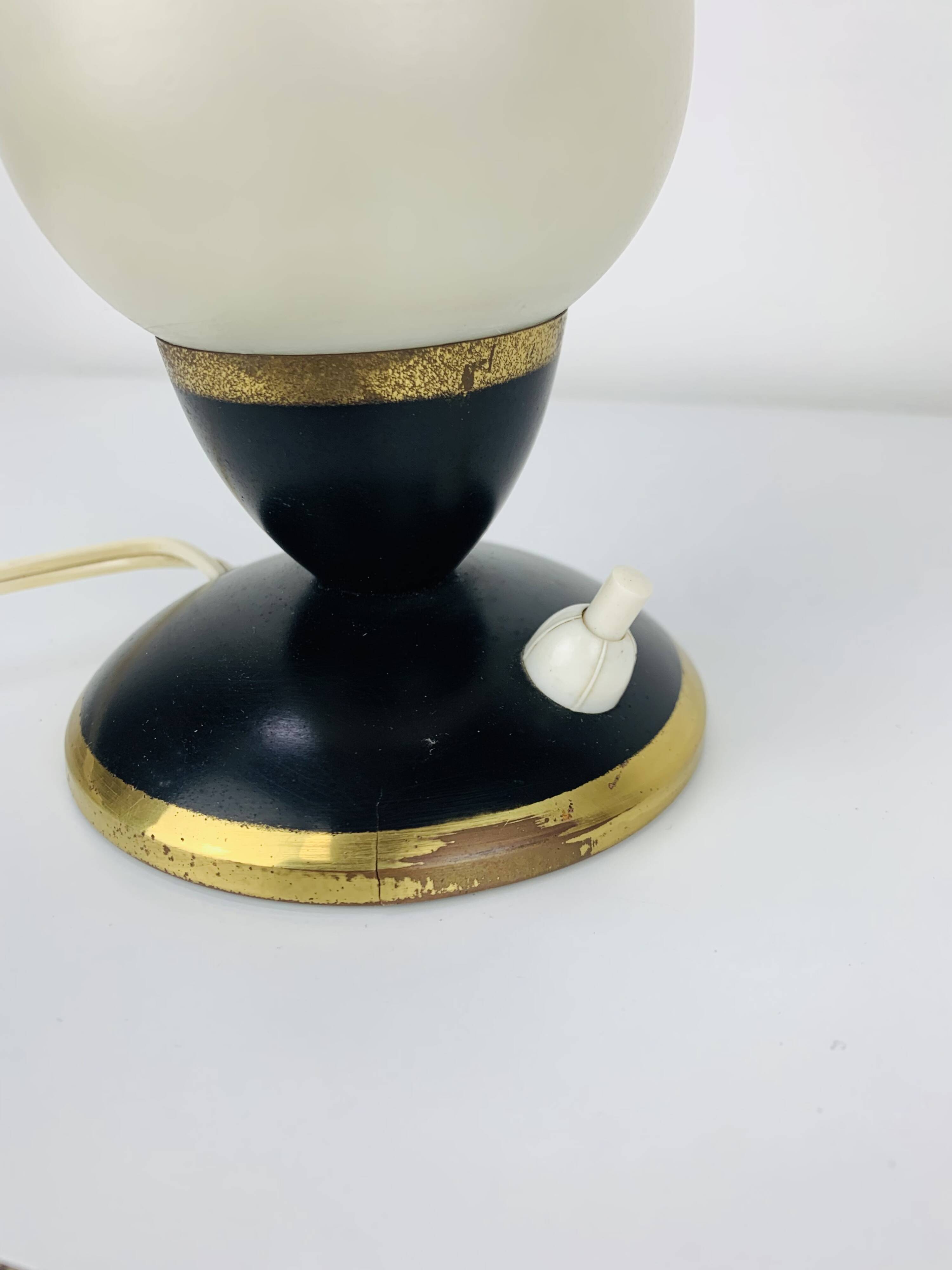 Lampe tulipe années 50