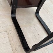 Giuseppe Pagano Pogatschnig Italian Dark Wood Desk for Gino Maggioni, 1940s