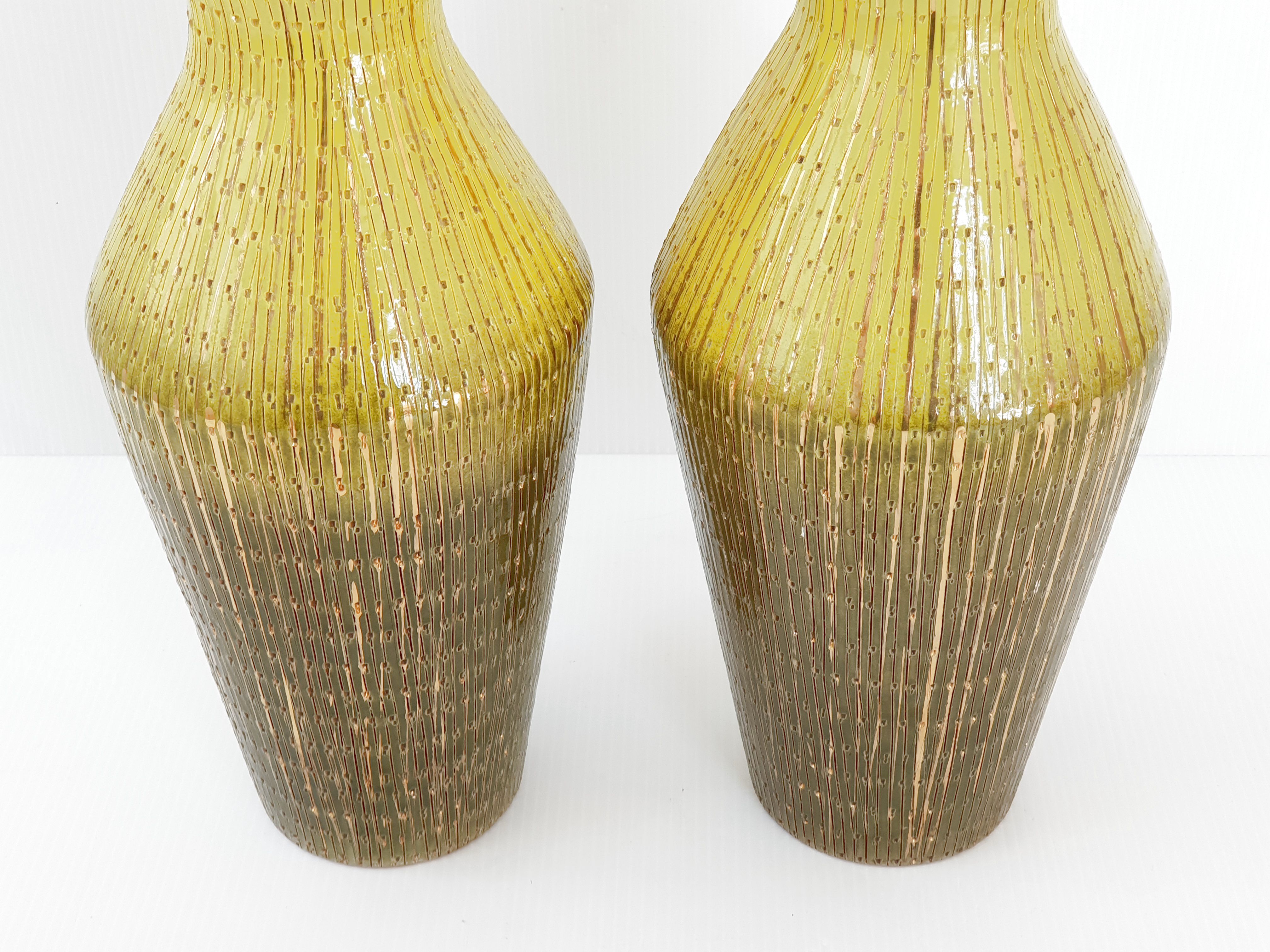 Paire de vases italiens 1950