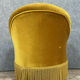 Pair of armchairs "toad" napoleon III era in Genoa velvet