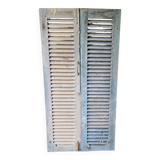 Pair of old wooden shutters
