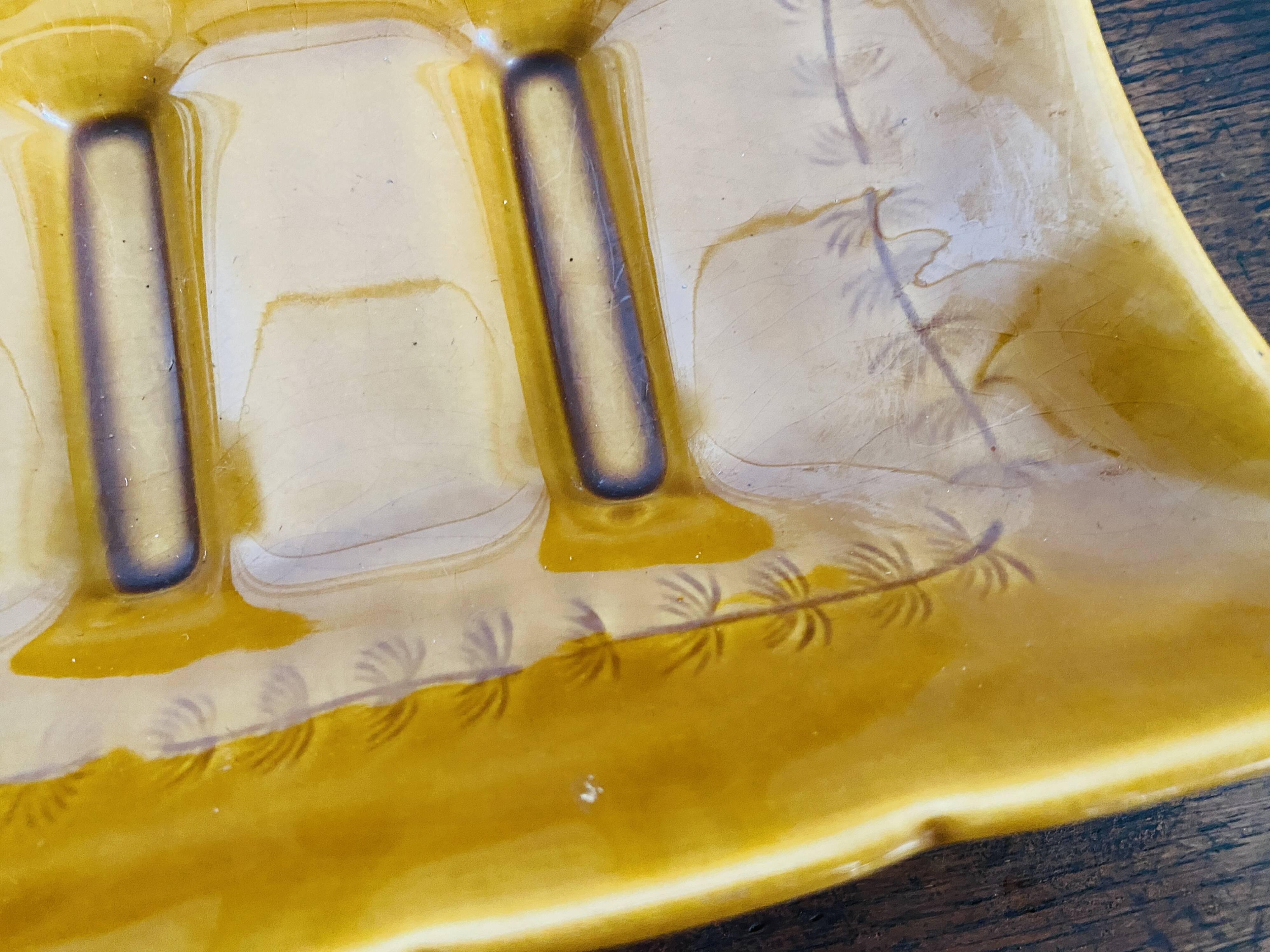 Asparagus dish from the Gien earthenware factory