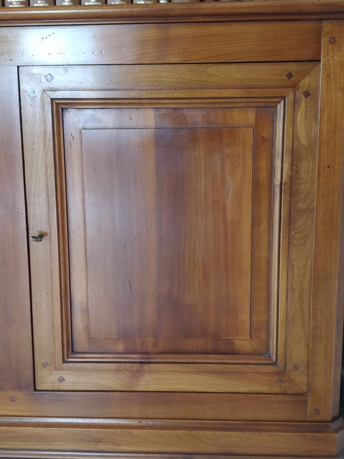 Solid cherry bookcase 3 doors