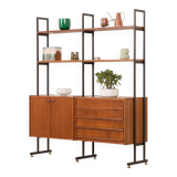 Italian vintage free standing wall unit or room divider by IMB , 1970s
