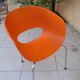 Fauteuil chaise de conférèrent design orange