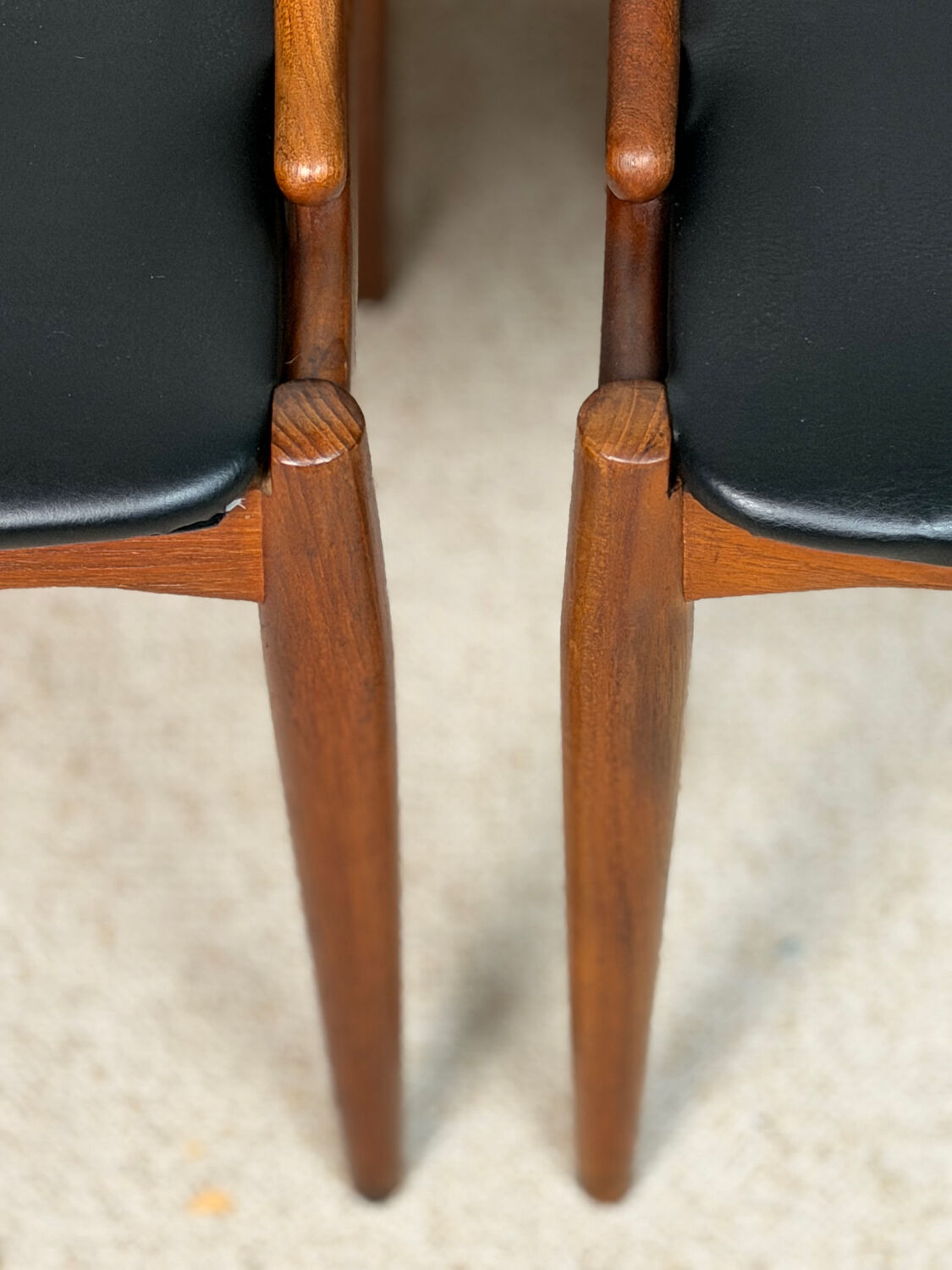 Scandinavian teak chairs – attributed to Johannes Andersen