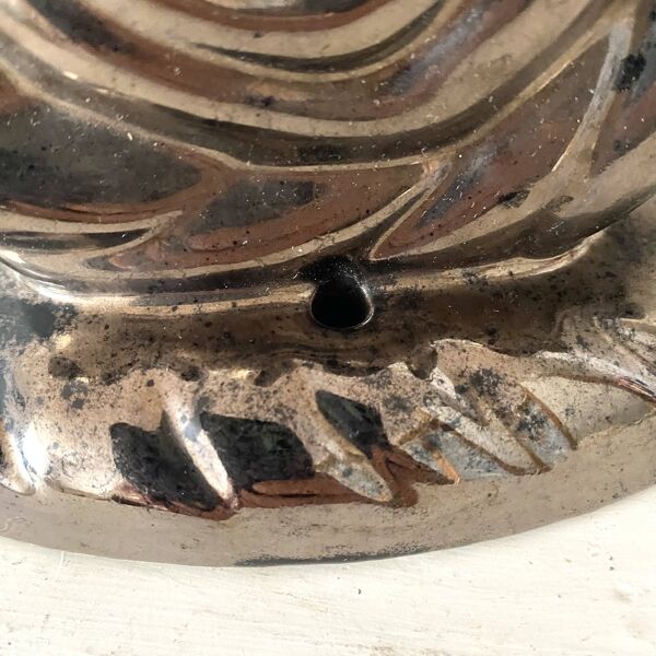 Bougeoir en céramique Vallauris années 50