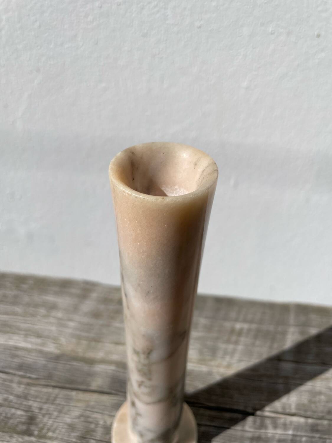 Vase marbre rose 1980
