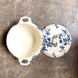 Soupière Lunéville en terre de fer bleue, service "Azaléa"