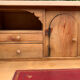 Commode, English slant-front desk, 19th century.