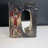 Miroir en céramique, Galerie Palissy, années 60