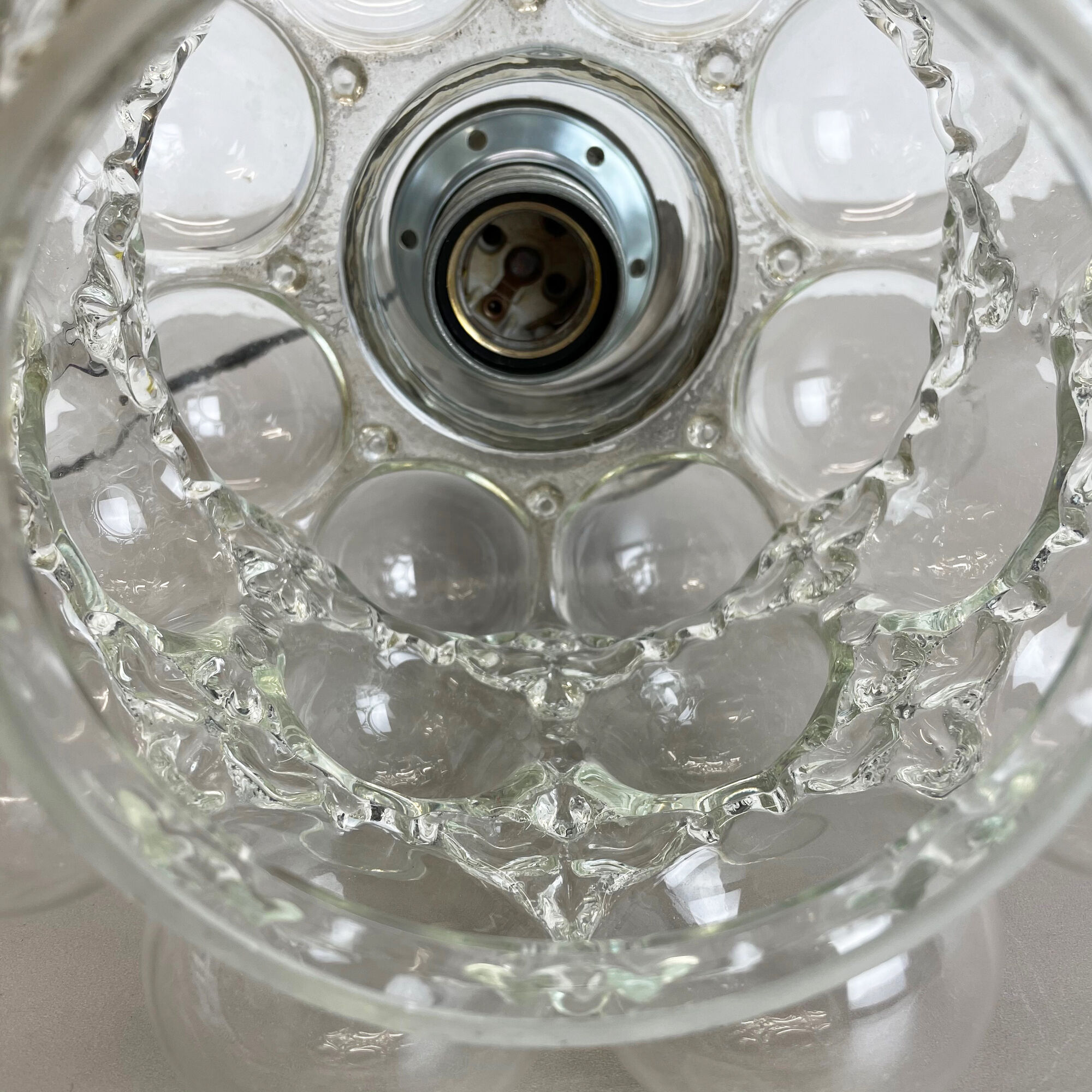 Glass bubble hanging by Helena Tynell for Glashütte Limburg, Germany 1960
