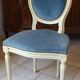 lot 6 chaises médaillon de style Louis XVI