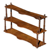 Small three-tier shelf in oak H68 W41