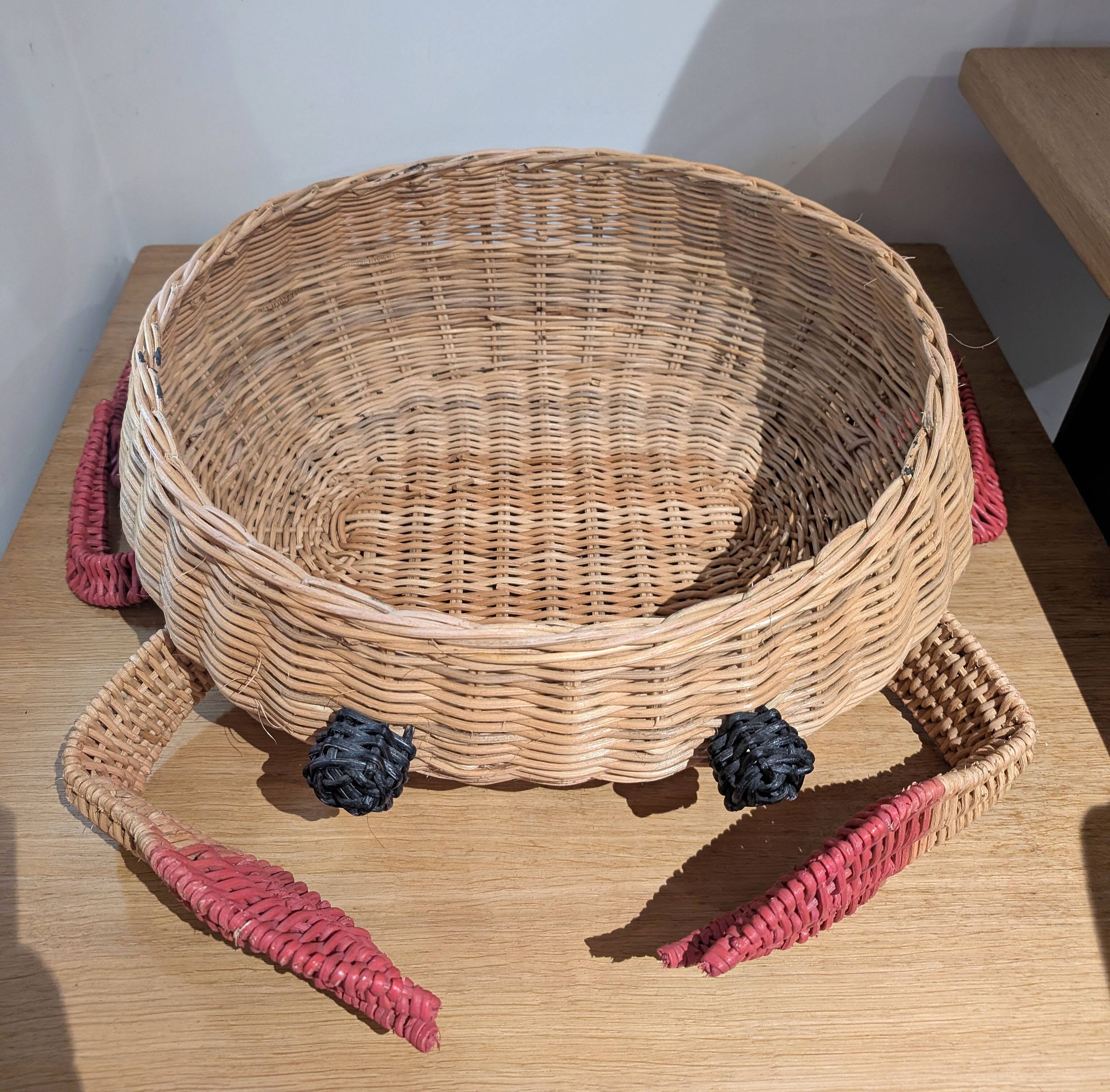 Grand Panier crabe en osier