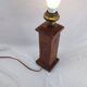 Angel L. Pazmino leather totem lamp 1960 Aztec patterns Style Furniture