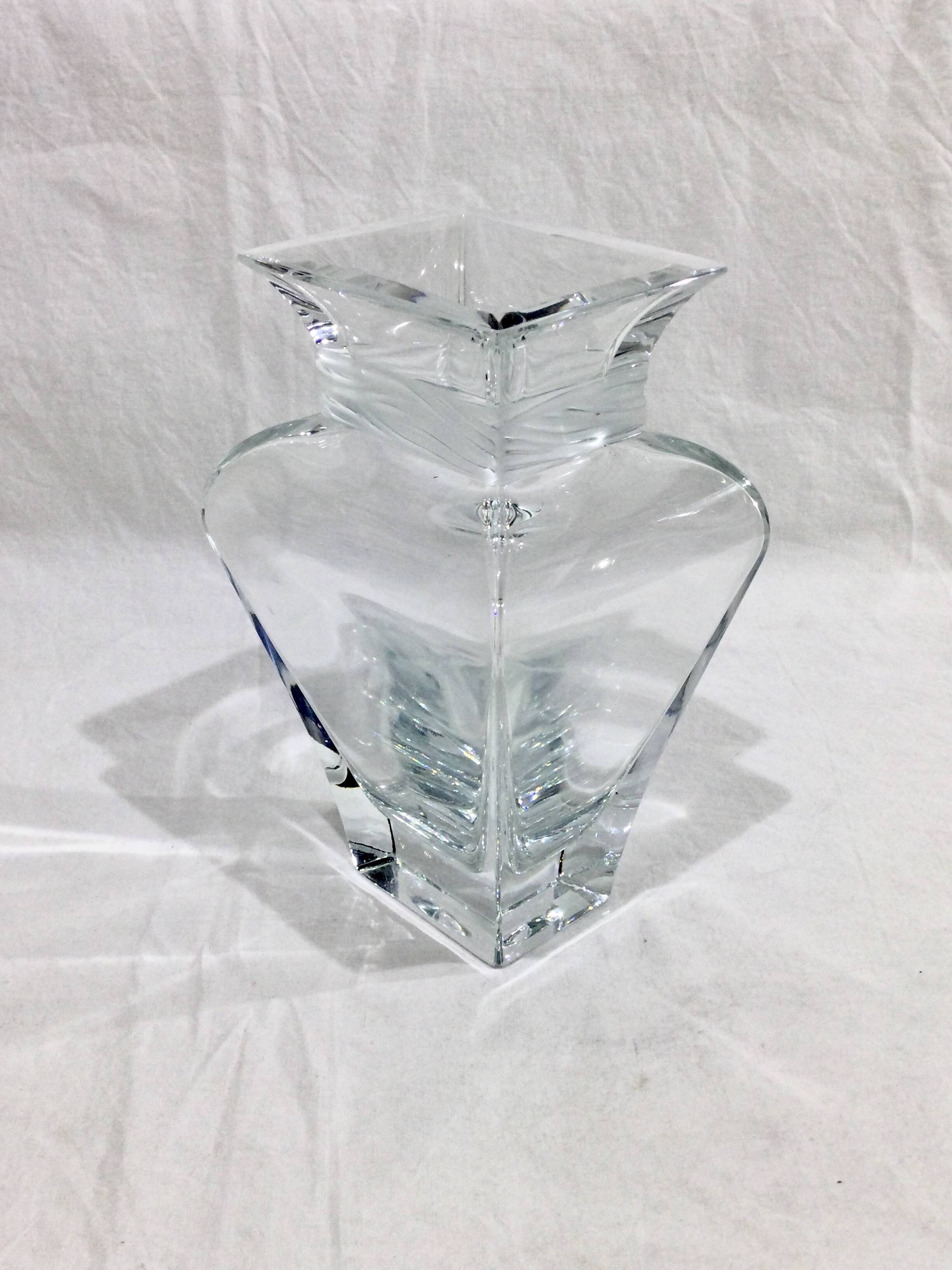 Crystal vase