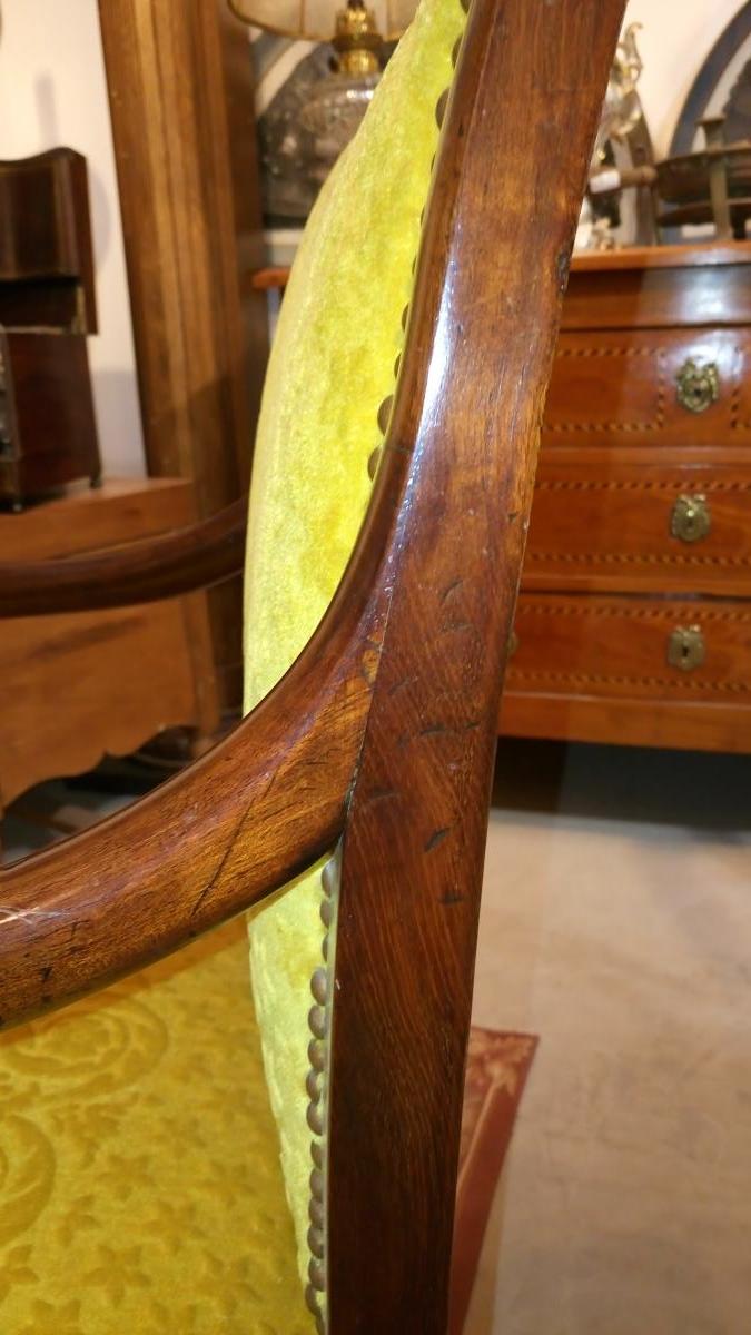 Pair of lacrosse XIX mahogany chairs