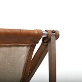 Grand Leather Lounge Chair 'Bequem' by Stig Poulsson c.1970