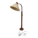 Vintage teak Danish design floor lamp by Domus
