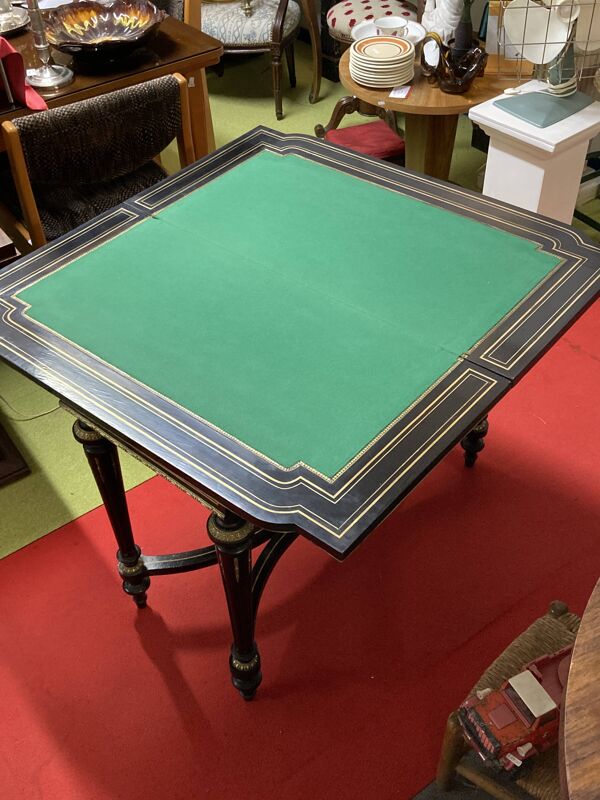 Console de jeu pliante d'époque Napoléon III