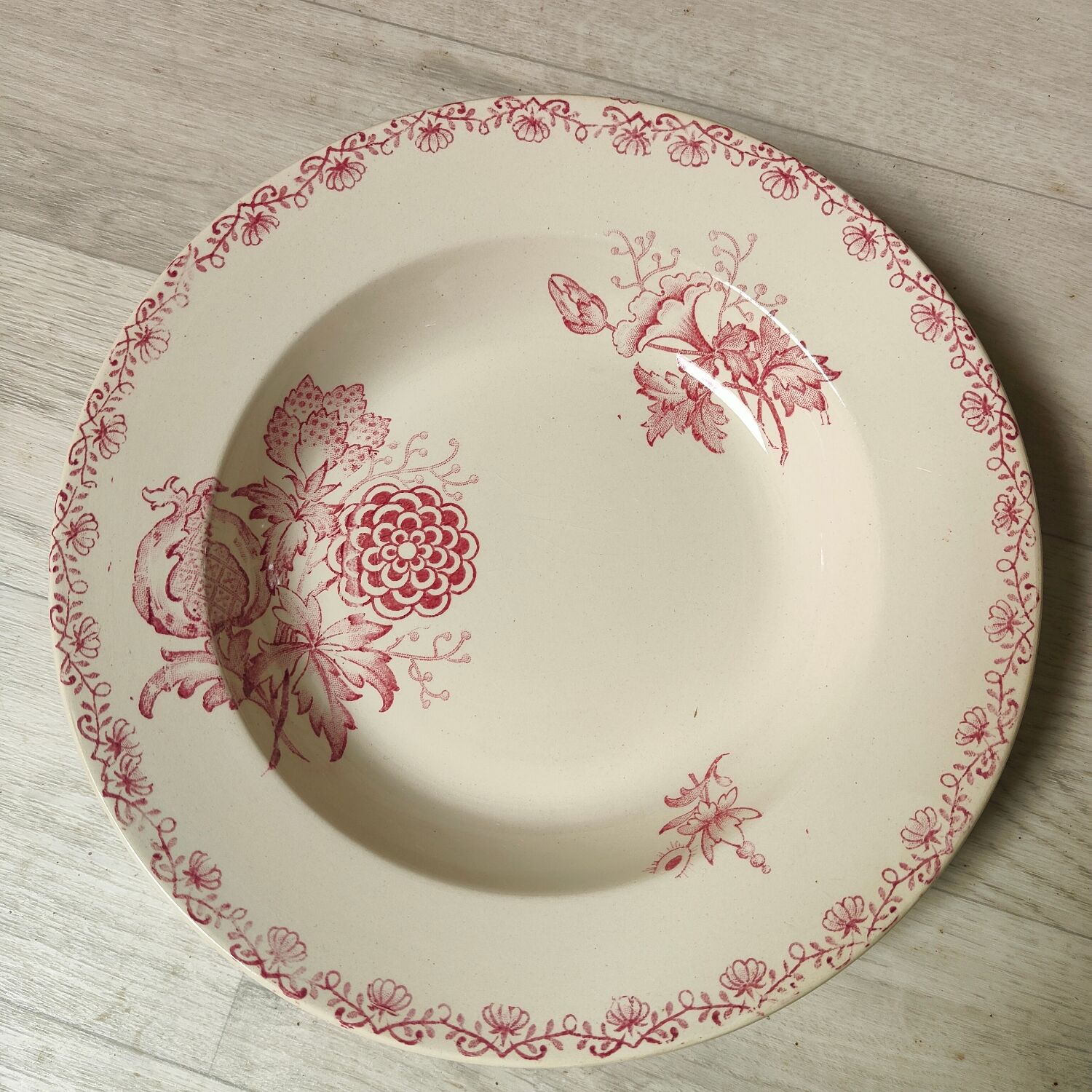 Iron earth plates U&C Sarreguemines Digoin