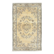 5x9 Vintage Yellow & Green Oriental Turkish Rug, 157x273Cm