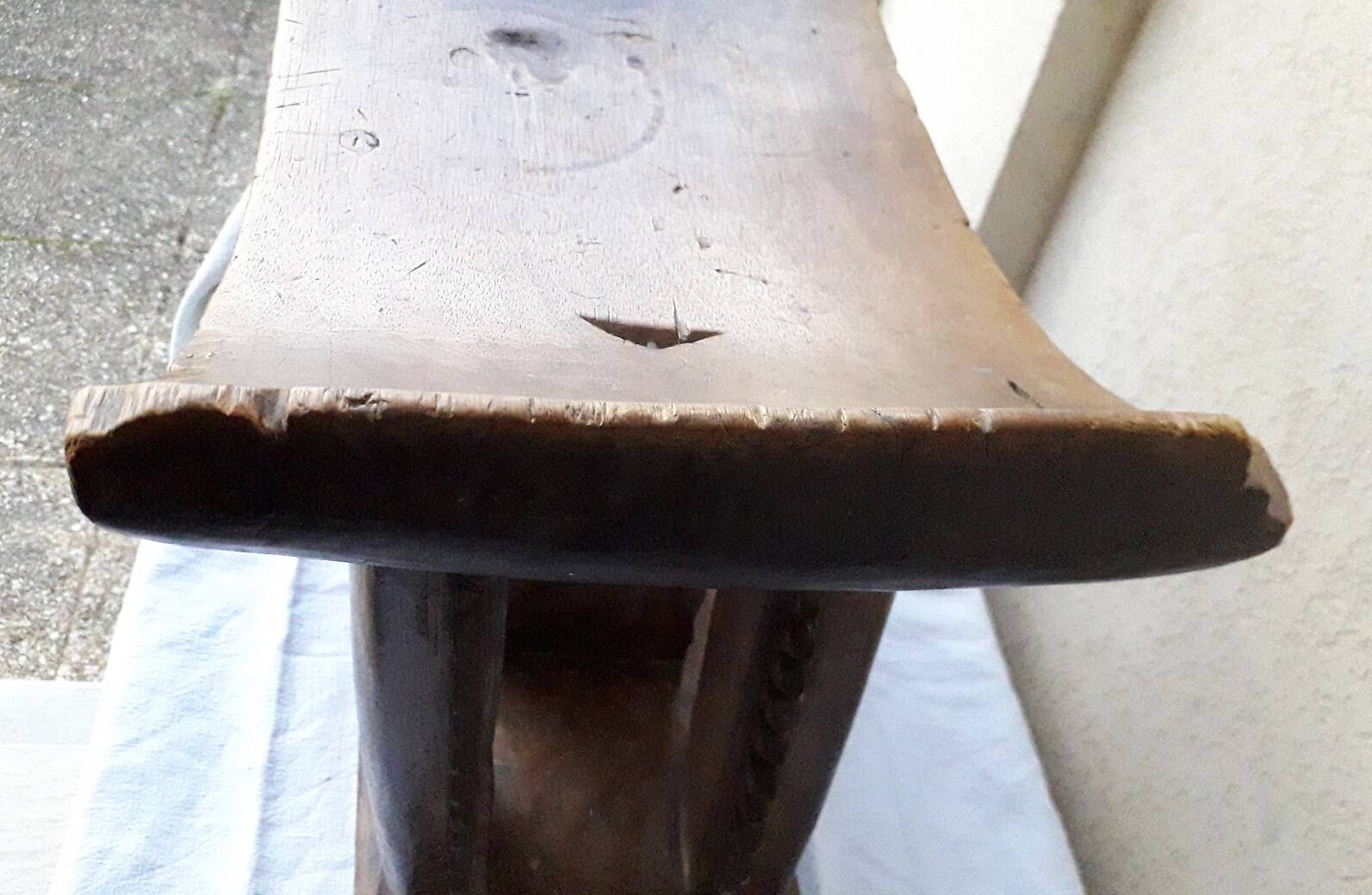 African wooden stool